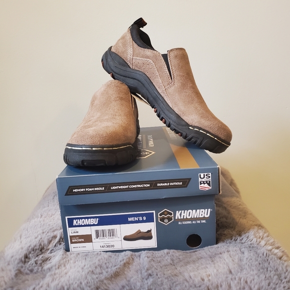 Khombu Liam Brown Mens Shoe Size 9 Nib 